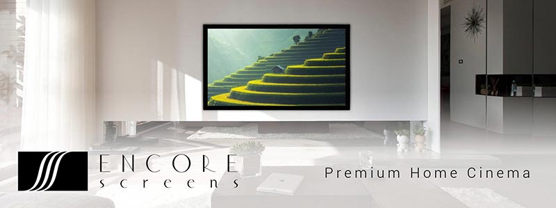 Encore CineAcostiq 16:9 Fixed Frame Projector Screen